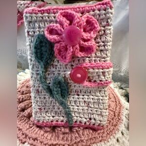Handmade Crochet Floral book cover
